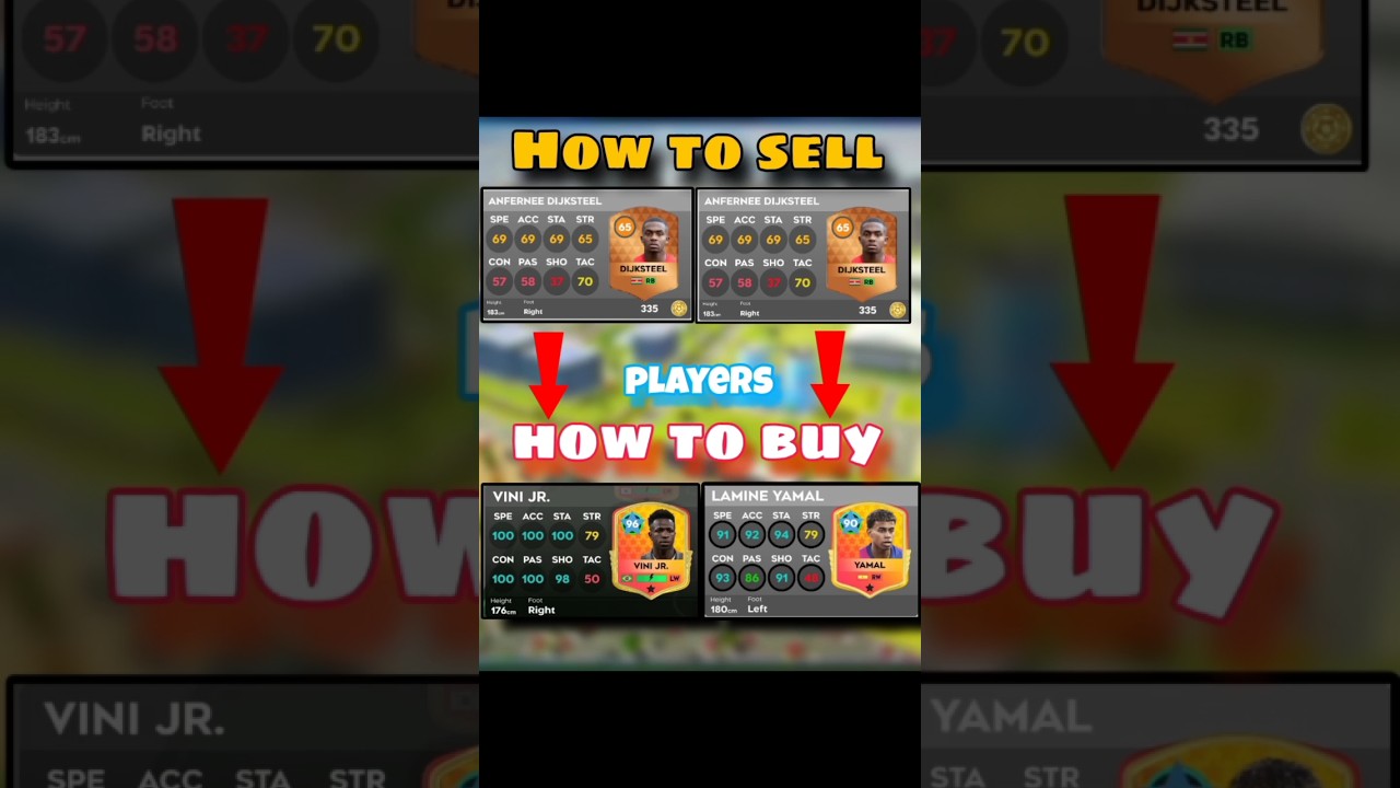 How to sell or get players in dream language soccer2025 | #dls25 #shorts #viralvideo