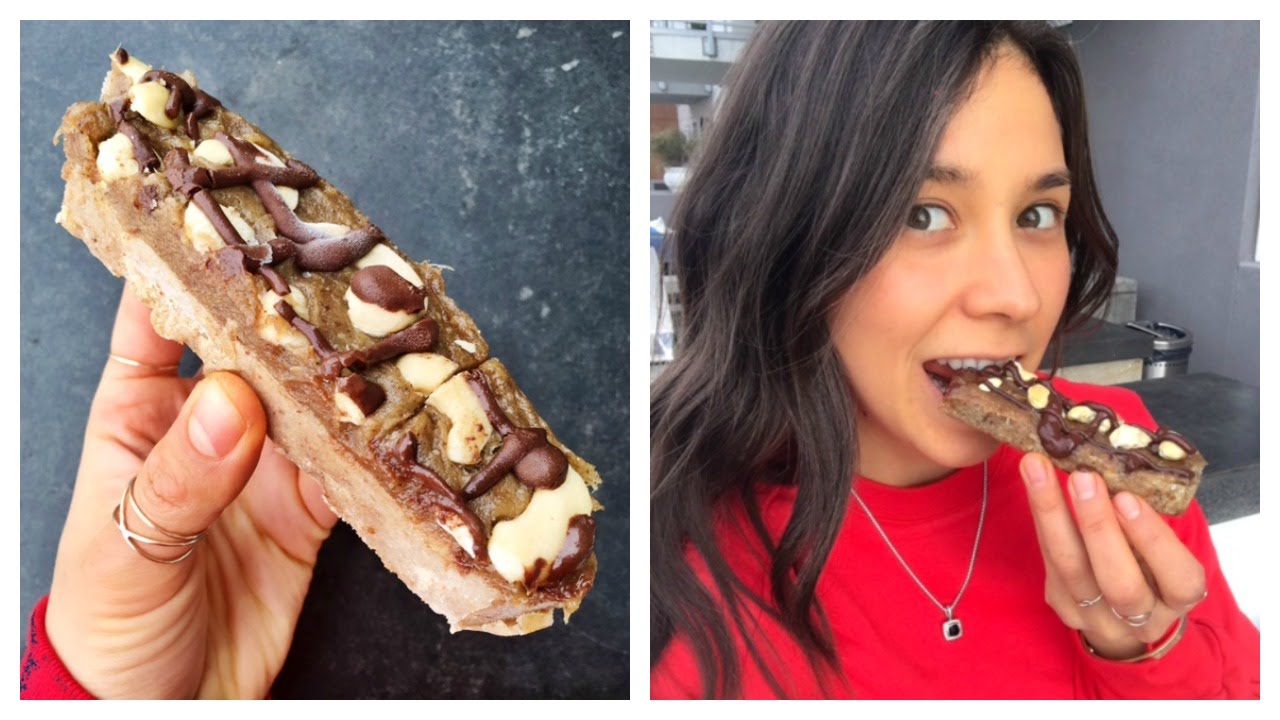 BARRA DE CHOCOLATE SIN HORNO! (Snickers Crudivegano y Saludable)