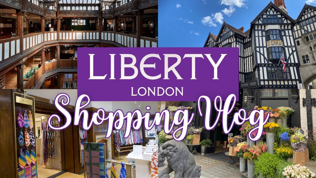 Liberty London Shopping Vlog | Iconic British Department Store |  Heritage Building | Jos Atkin