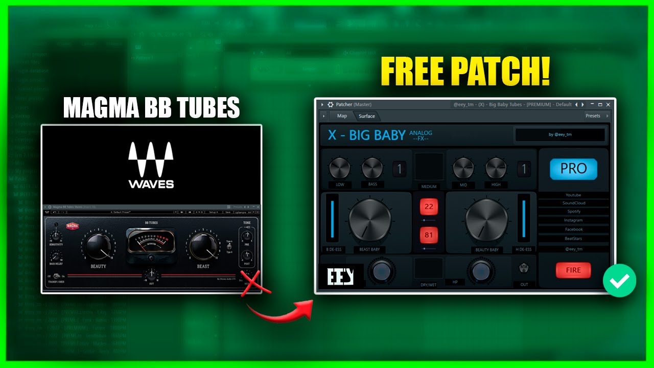 🥵🤯FREE PATCH! IF YOU HAVE FL STUDIO DON'T BUY THIS!!![Waves Magma BB Tubes FREE Alternative] Patcher