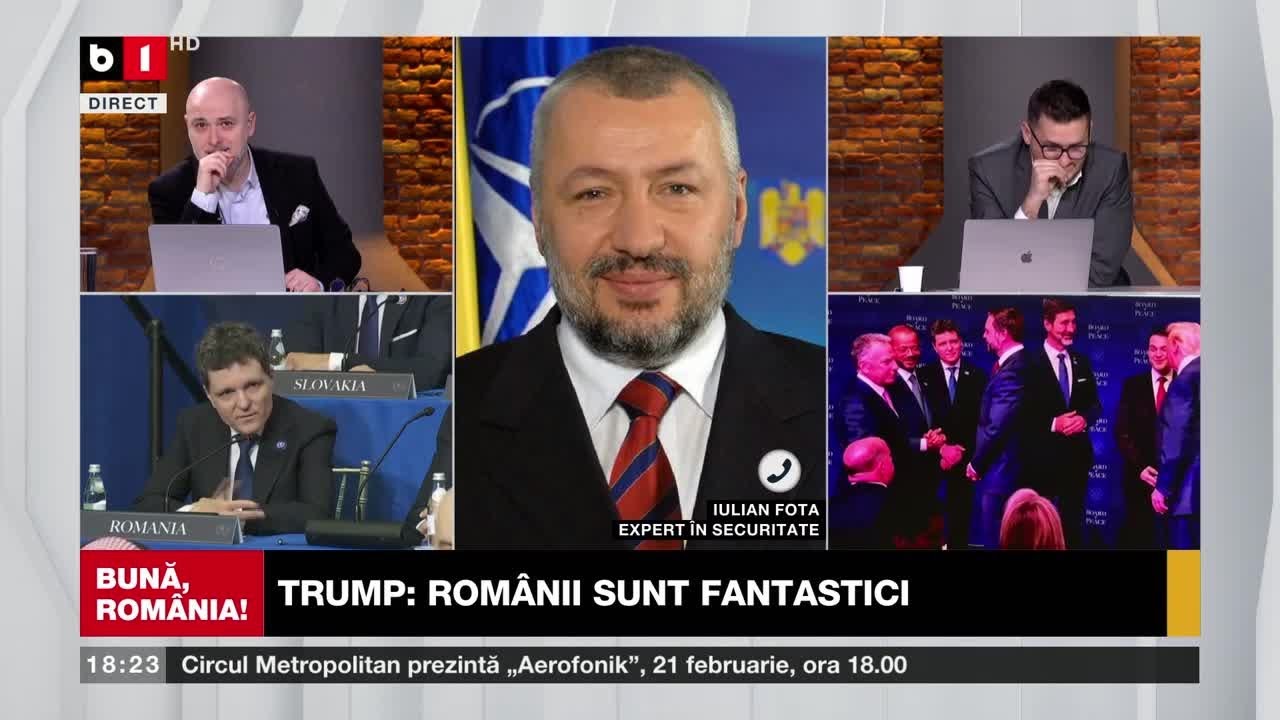 BUNĂ, ROMÂNIA! TRUMP:ROMÂNII SUNT FANTASTICI/TRUMP A ÎNCURCAT FUNCȚIA PREȘEDINTELUI N.DAN.P1/2