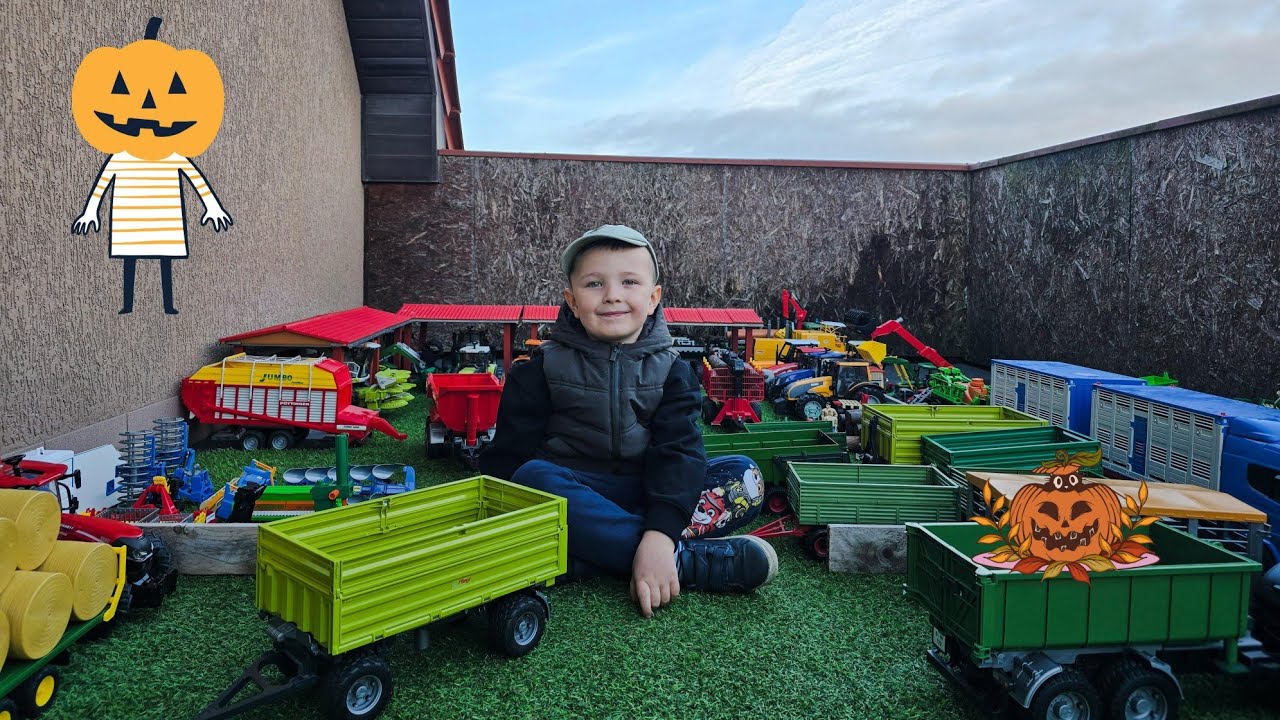 Nasze przyczepy firmy bruder - Niko bruder Toys