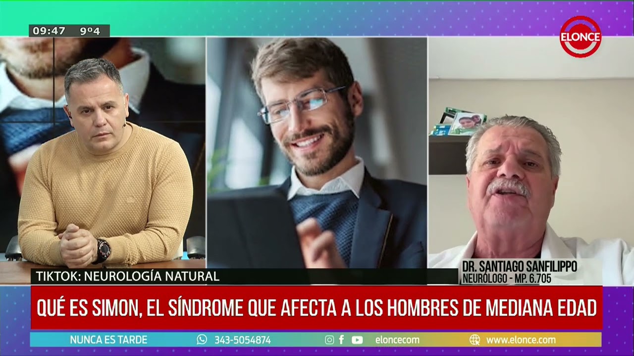 Qué es el síndrome de Simon, común en hombres de mediana edad - Dr. Santiago Sanfilippo 07/07/25