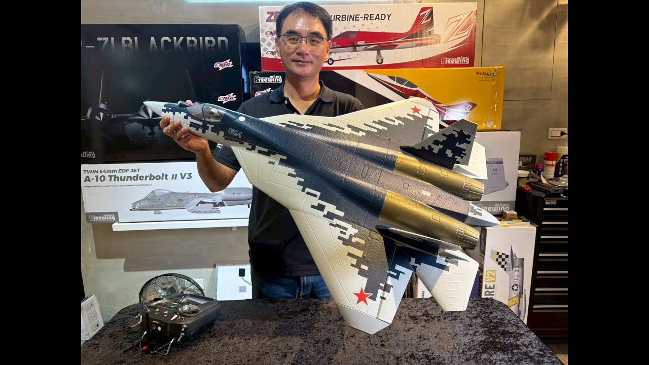 飛友代標 近全新品 XFly迅飛 雙40mm SU-57 / SU57 PNP版 / 0元起標 請飛恩FB二手拍賣區中下標
