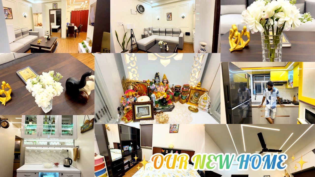 Our home tour video 🏠 || 2BHK flat interior design 😊😊| My Home Tour 2025 | #myhometourvedio