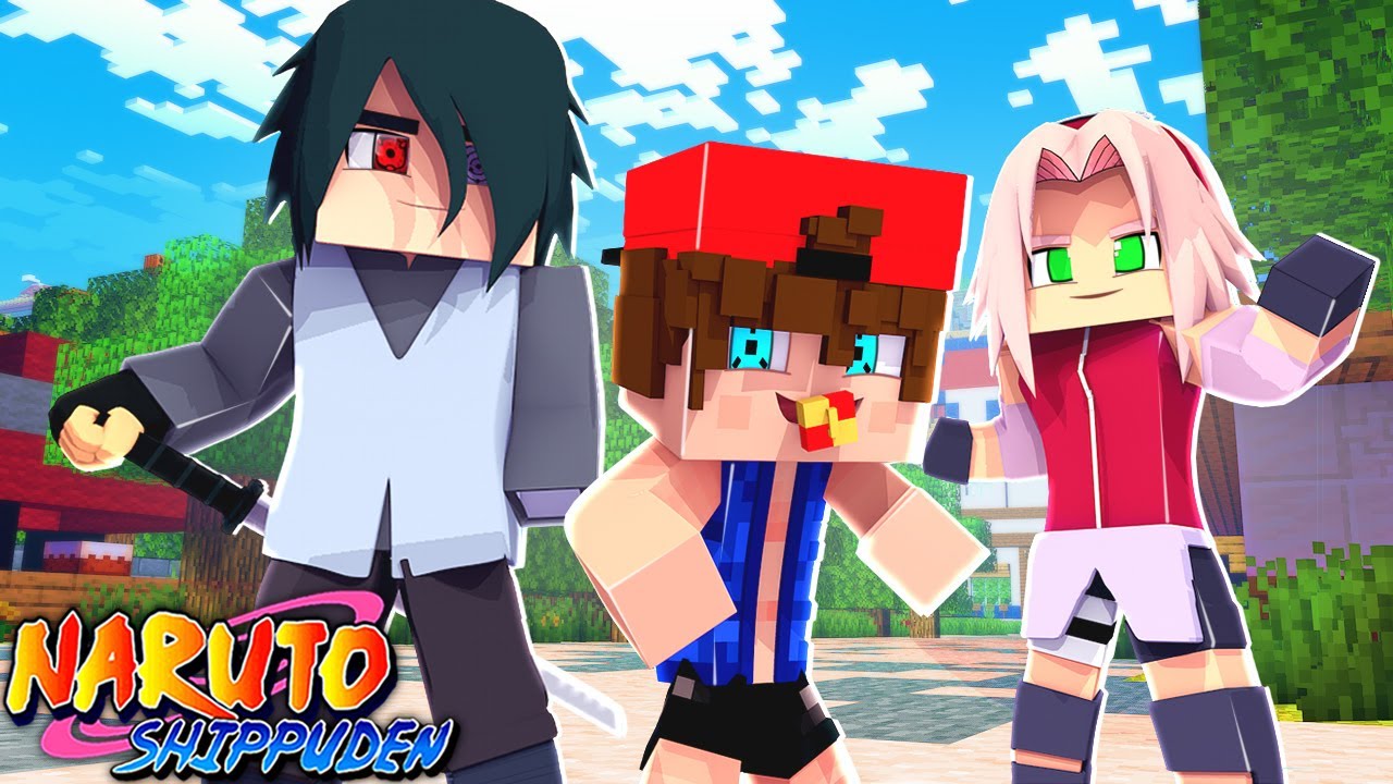 Minecraft - Who's Your Family? O FILHO DO SASUKE QUE TEM SHARINGAN AZUL ? NARUTO SHIPPUDEN