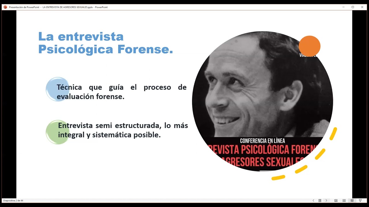 ENTREVISTA PSICOLÓGICA FORENSE A AGRESORES SEXUALES