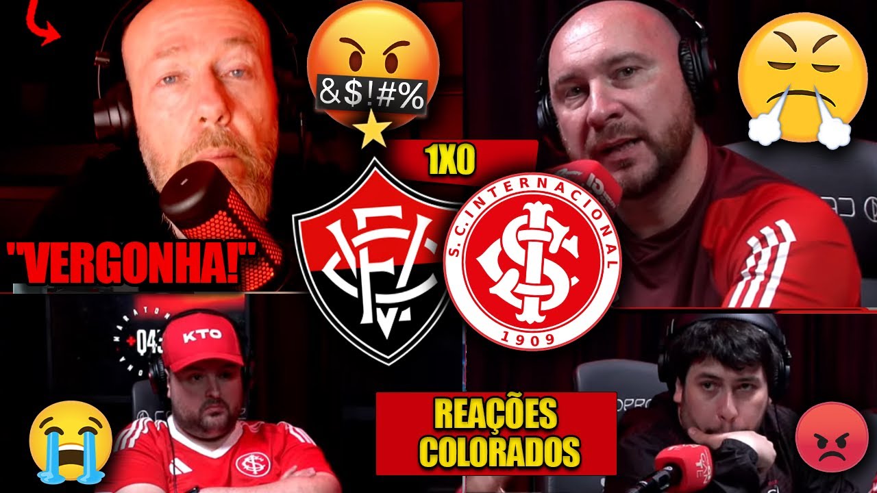 REA&Ccedil;&Otilde;ES dos COLORADOS - VIT&Oacute;RIA 1X0 INTERNACIONAL - BRASILEIR&Atilde;O 2025 - REACT VAMOS RIR!