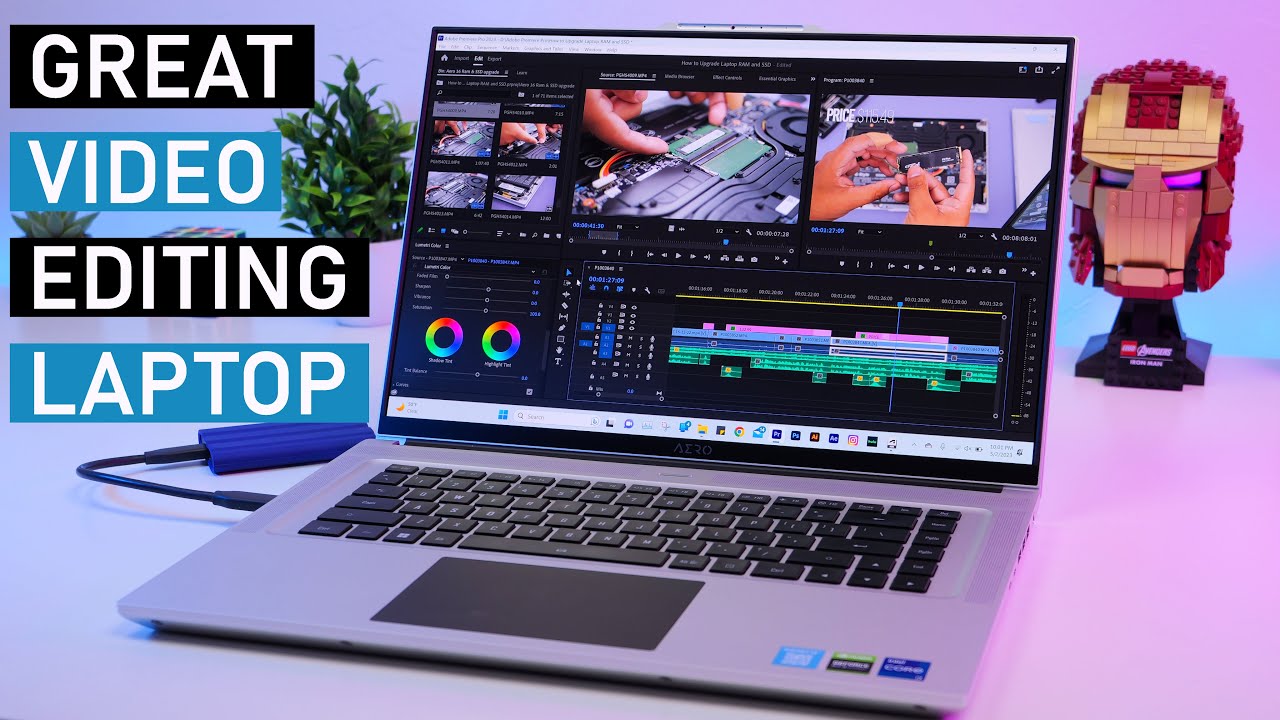 Gigabyte Aero 16 XE5 RTX 3070Ti 4K OLED Creator Laptop Review | Affordable Video Editing Laptop