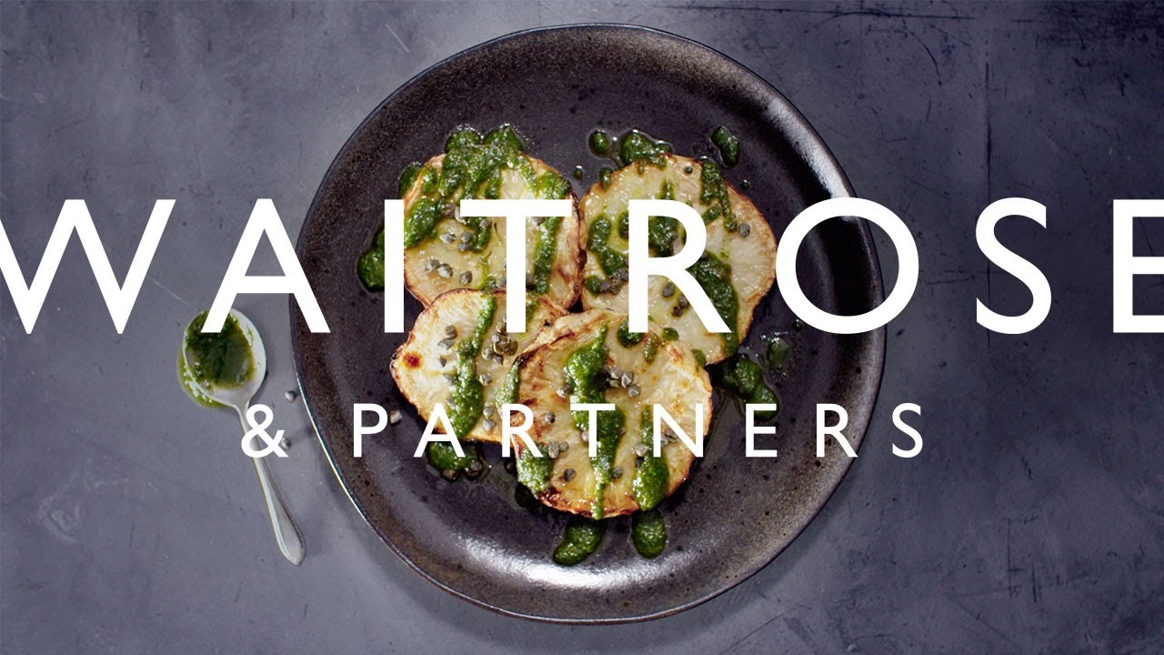 Celeriac Steaks with Pesto | Waitrose & Partners