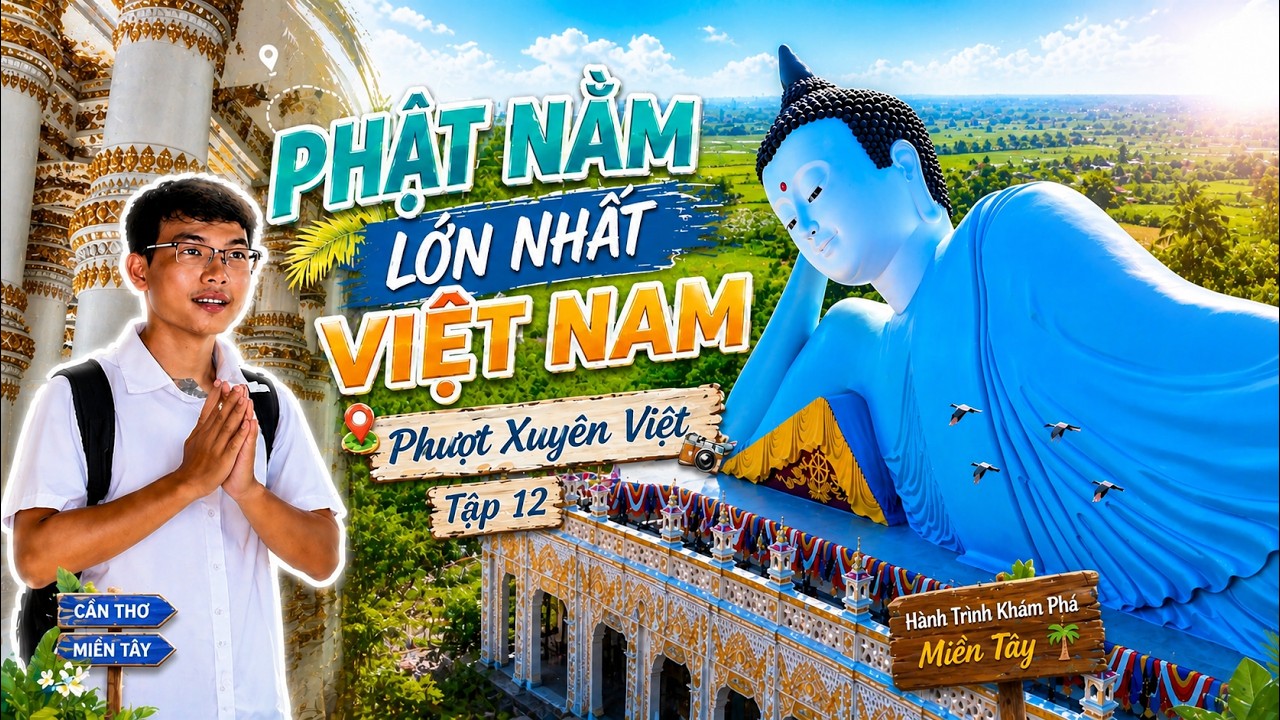 Khám phá tượng Phật nằm lớn nhất Việt Nam – Chùa Som Rong Sóc Trăng
