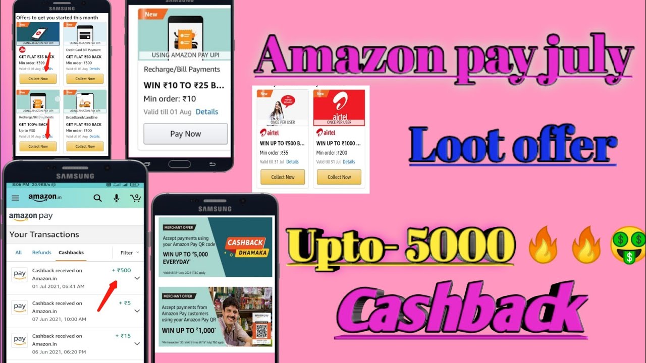 Amazon Pay Offer Today /Amazon Pay All Best Offer On July
