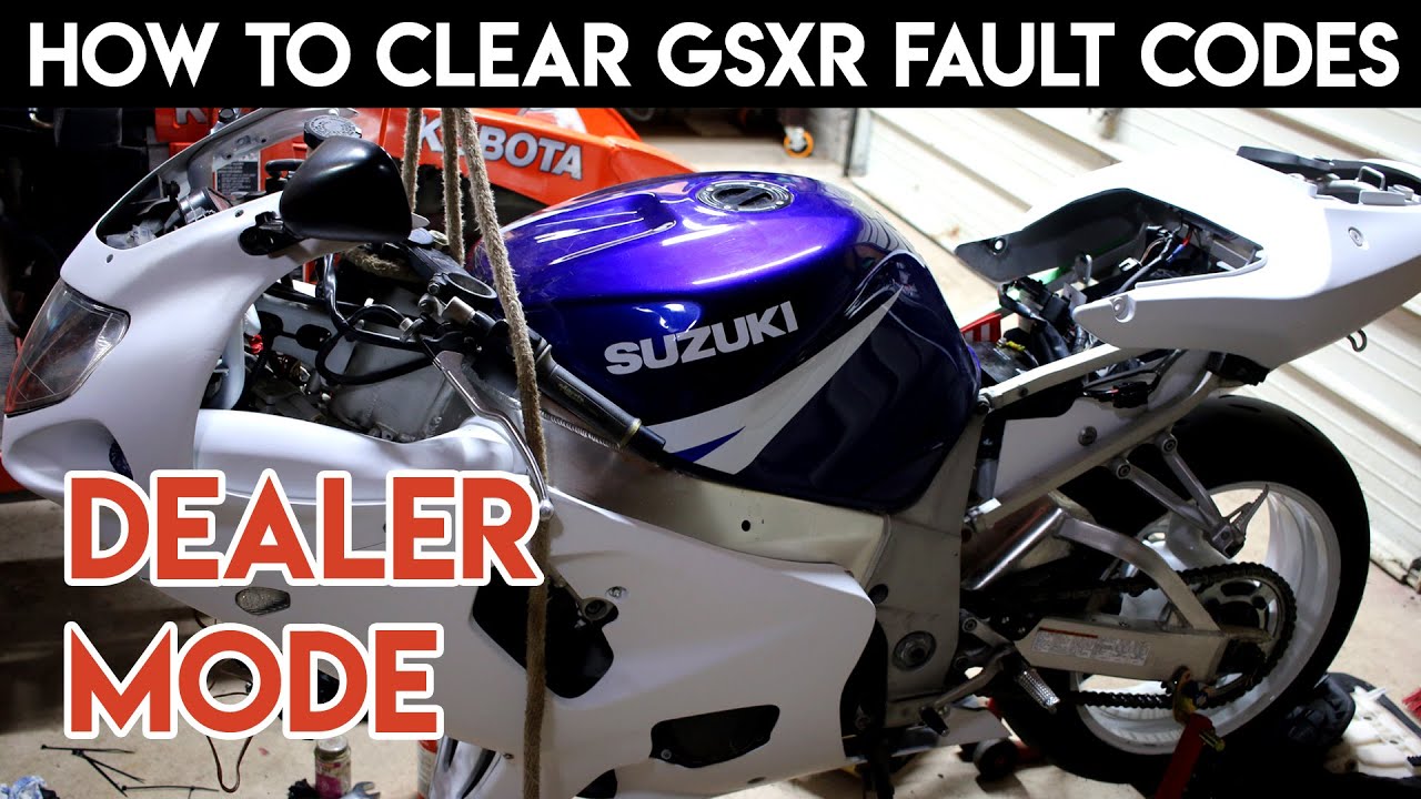 how to scan gsxr check engine light - dealer mode - c23 tip over sensor TOS