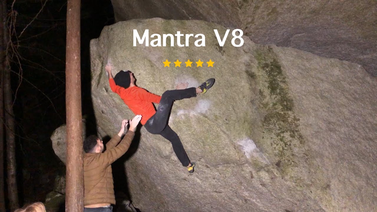 A boulder that’s been on my radar for years — Mantra V8