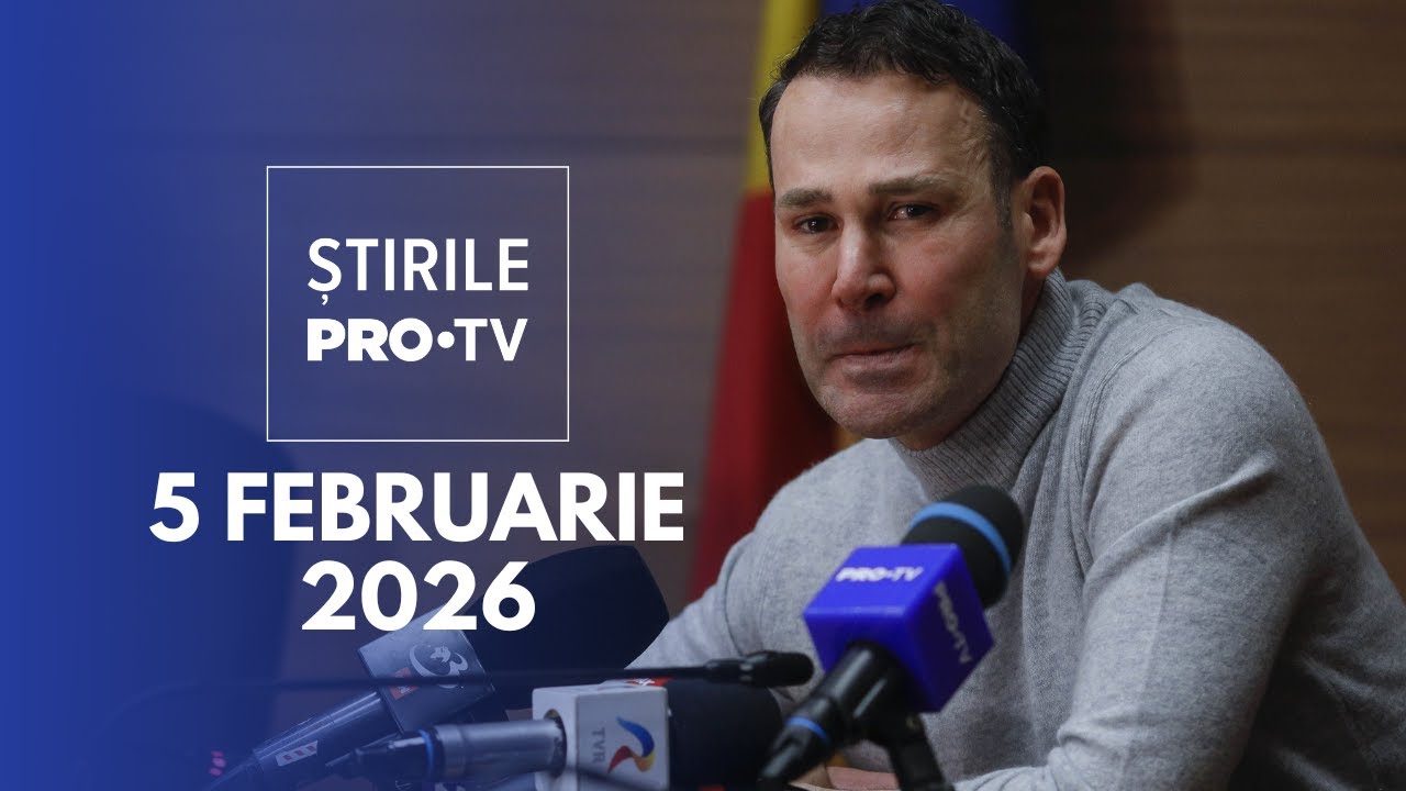 Știrile PRO TV - 5 Februarie 2026 | Robert Negoiță, anchetat de DNA