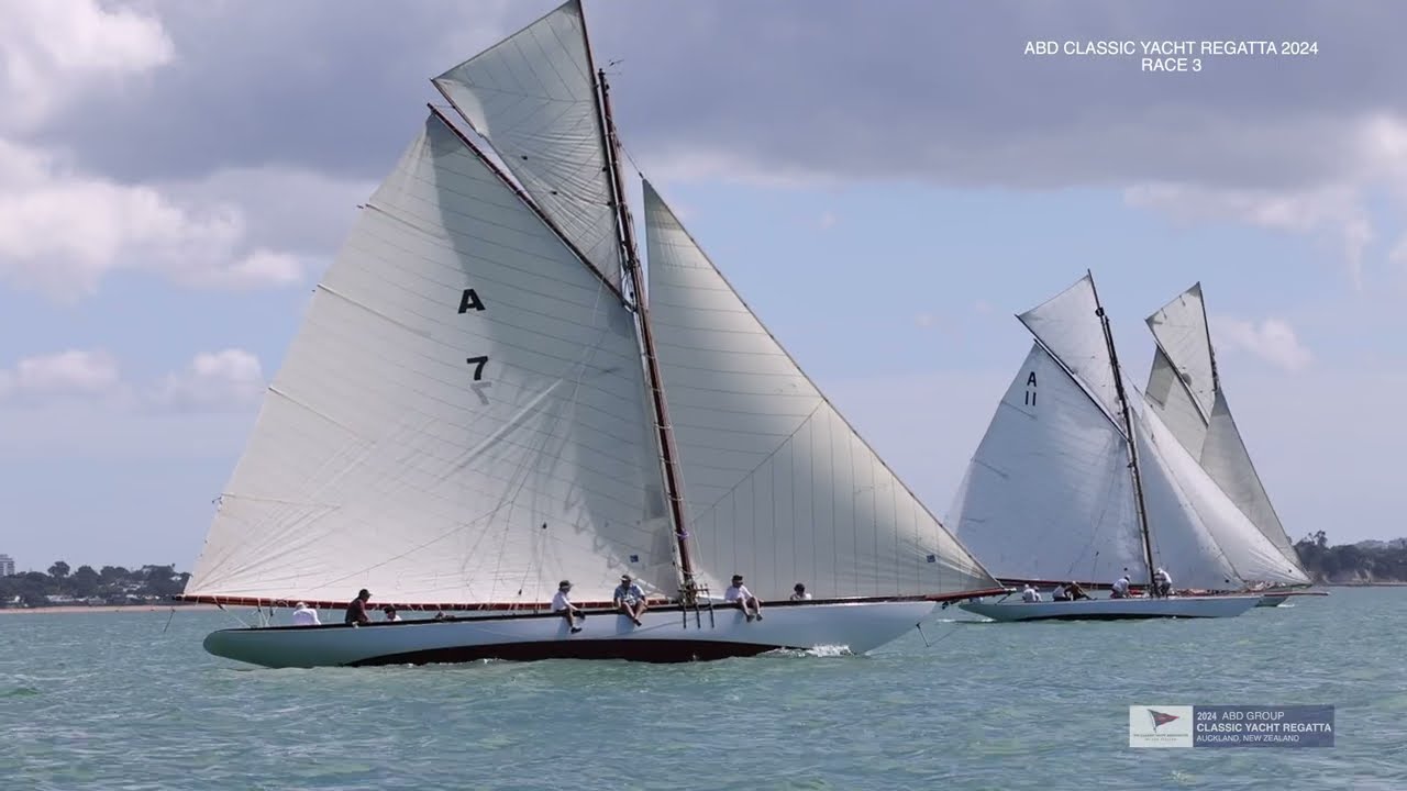 Classic Yachts Auckland 2024 - ABD Regatta Race 3 excerpt