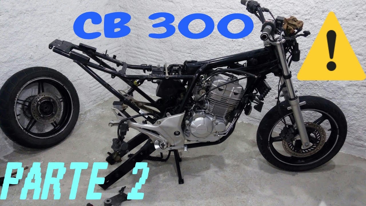 CB 300 como você nunca viu restauração completa PARTE 2 ( desmontagem )
