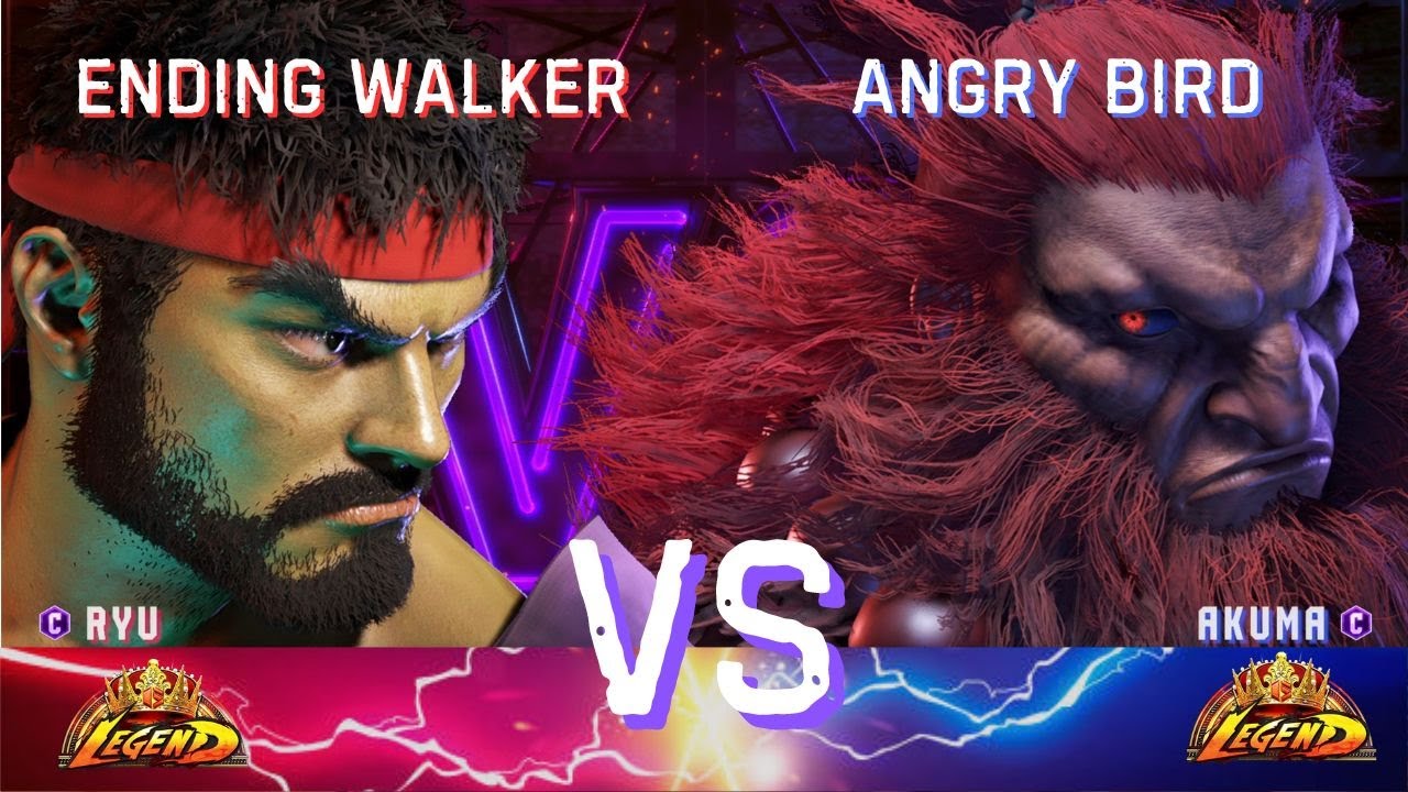 SF6💥Ending Walker (Ryu) vs. Angry Bird (Akuma) 💥 Street Fighter 6