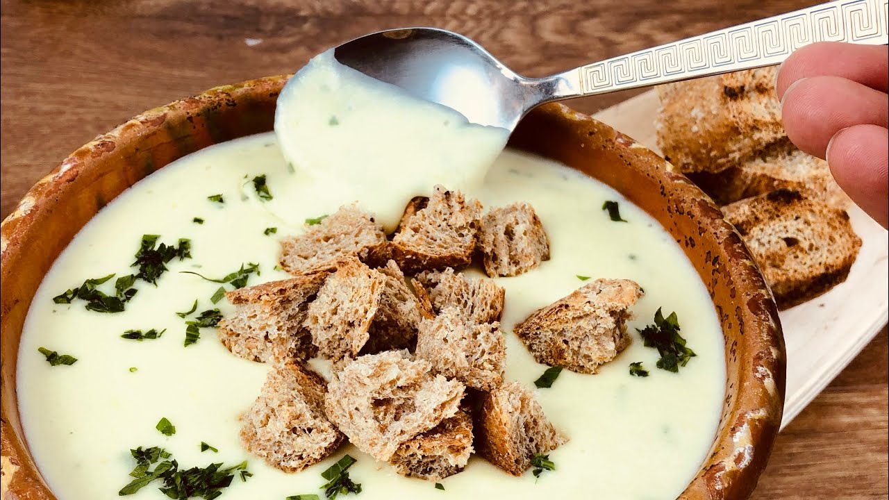 😍 Отныне я буду смотреть на чеснок другими глазами! Лучший чесночный куриный суп! с сухариками!