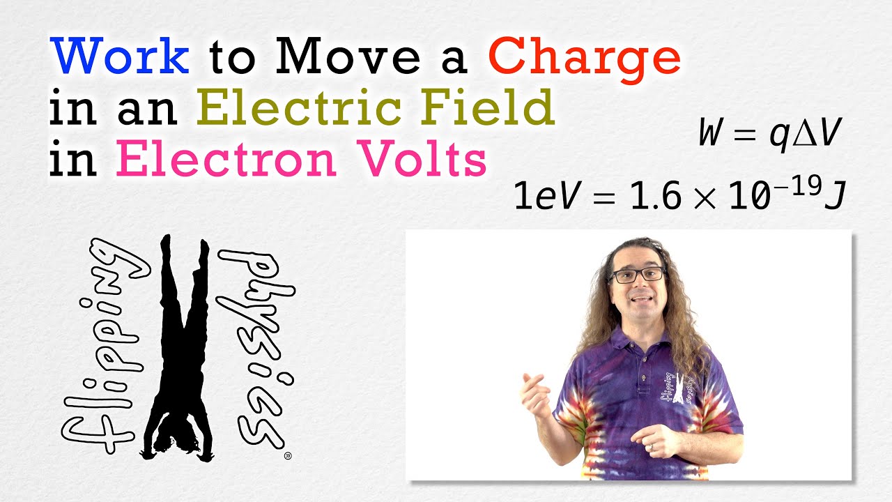Work to Move a Charge in an Electric Field in Electron Volts