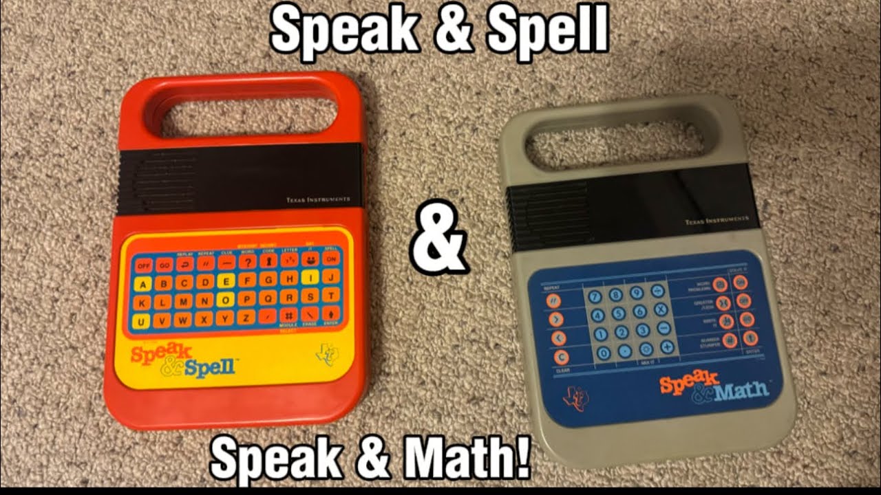 Playing The Speak & Spell AND The Speak & Math!