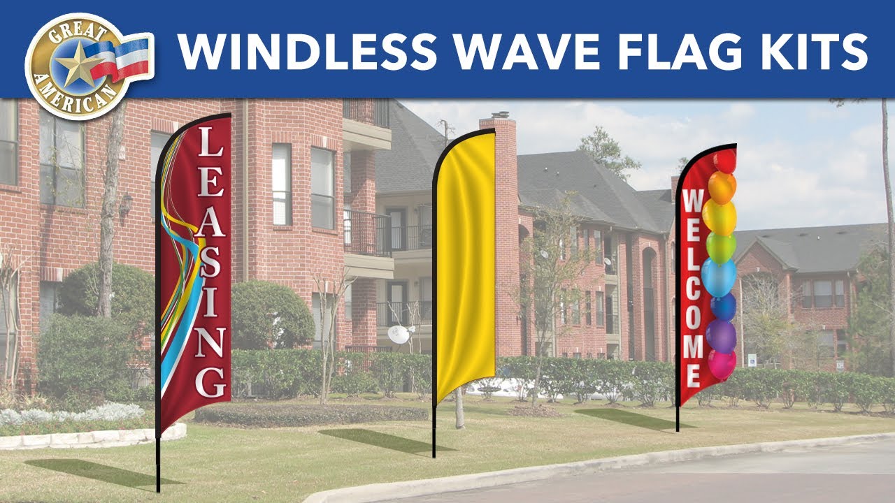 How to Assemble a Windless Wave Flag