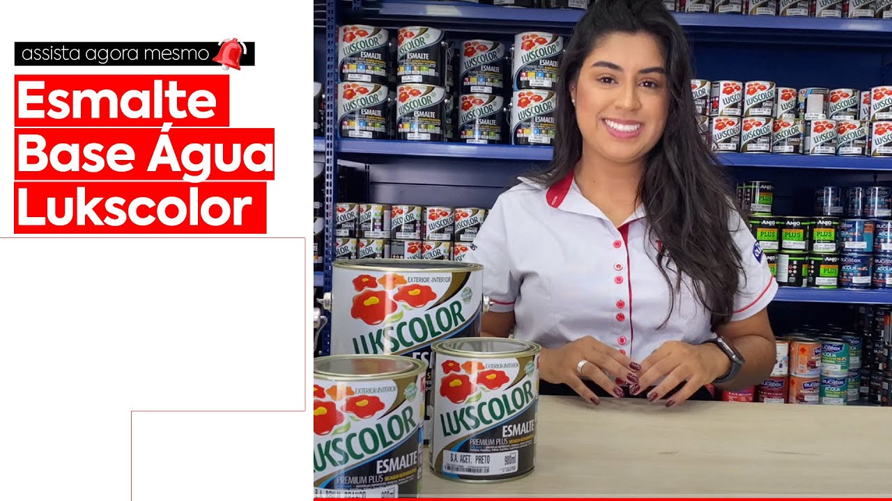 Esmalte Base Água Premium Plus Lukscolor