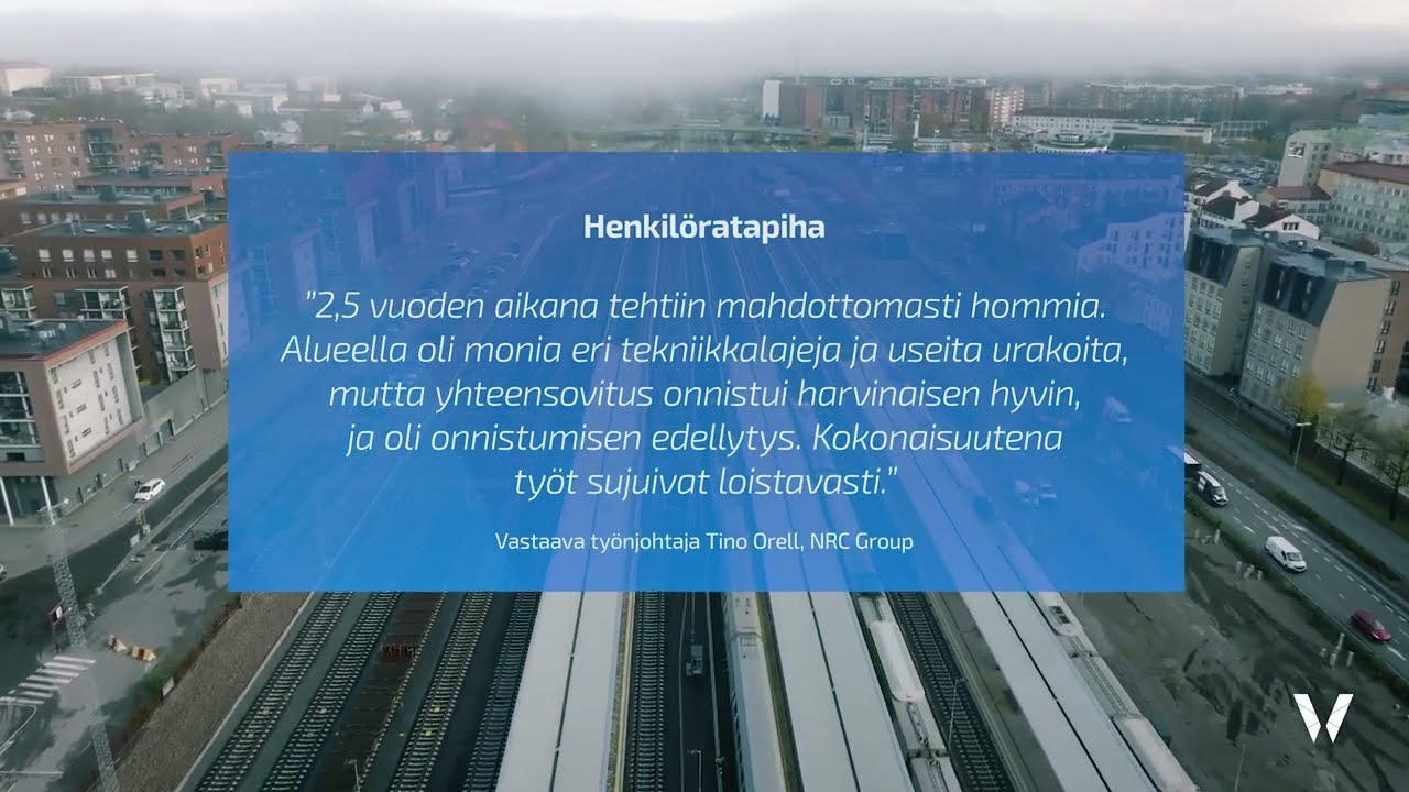 Kupittaa–Turku-ratahanke: Terveiset hankkeen urakoilta