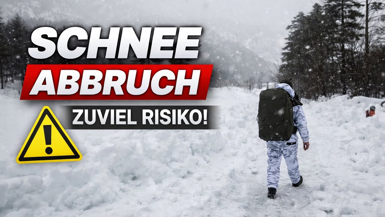 Julische Alpen 🇮🇹: Wenn der Schnee die Tour stoppt