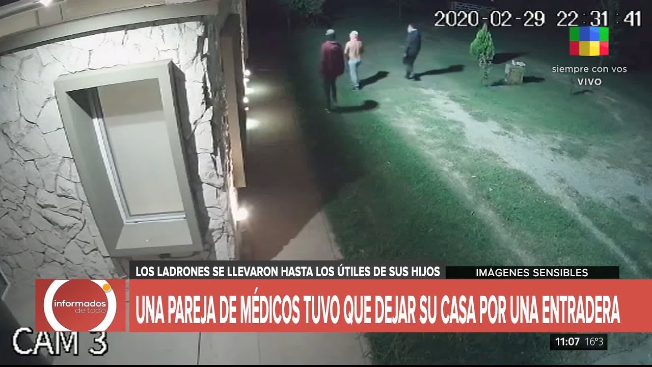 Una pareja de m&eacute;dicos tuvo que dejar su casa por una entradera