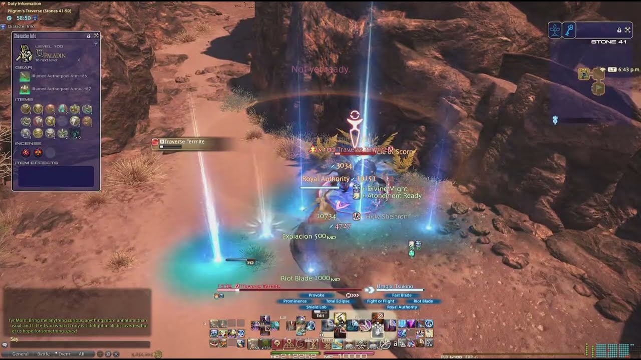 Pilgrim's Traverse (Stones 41-50), Solo Paladin