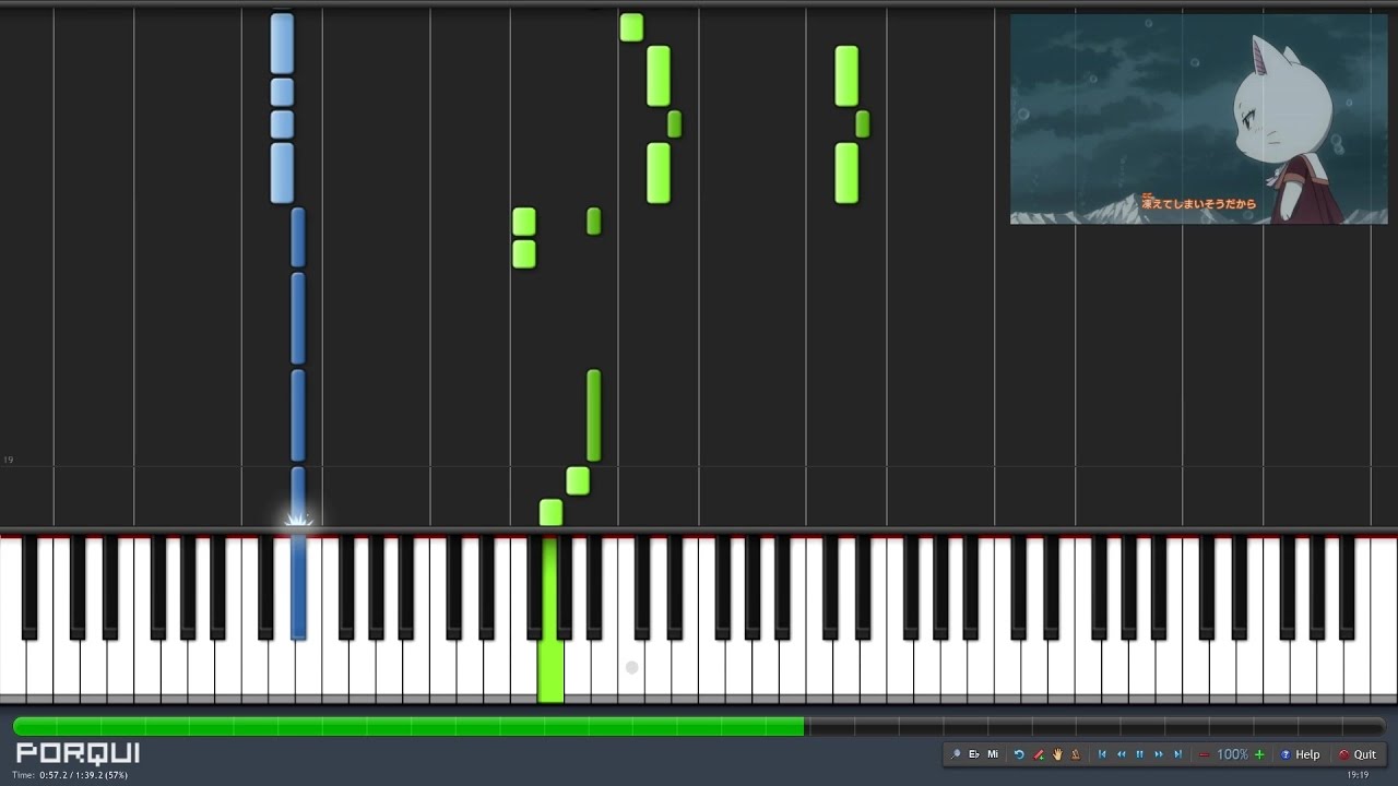 Fairy Tail Ending 7 - Hitori Samishiku (Synthesia)