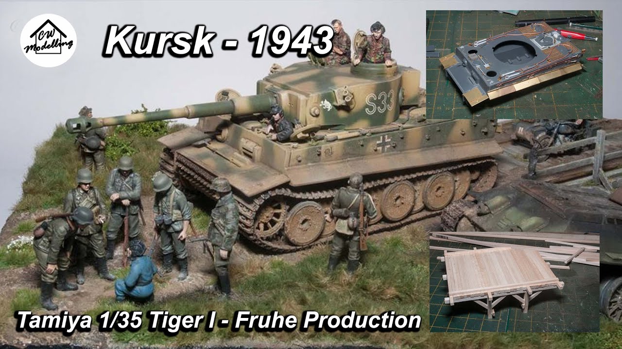 1/35 WW2 Diorama (Full build with realistic scenery)  - Battle of Kursk 1943