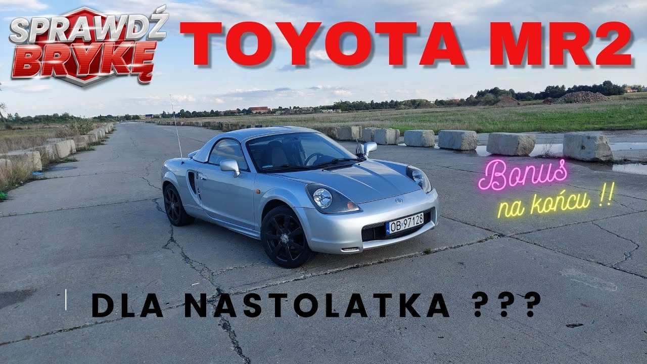 TOYOTA MR2, 140KM - 171NM, POJAZD DO SZKOŁY,  A MOŻE AUTO DLA NASTOLATKA ???