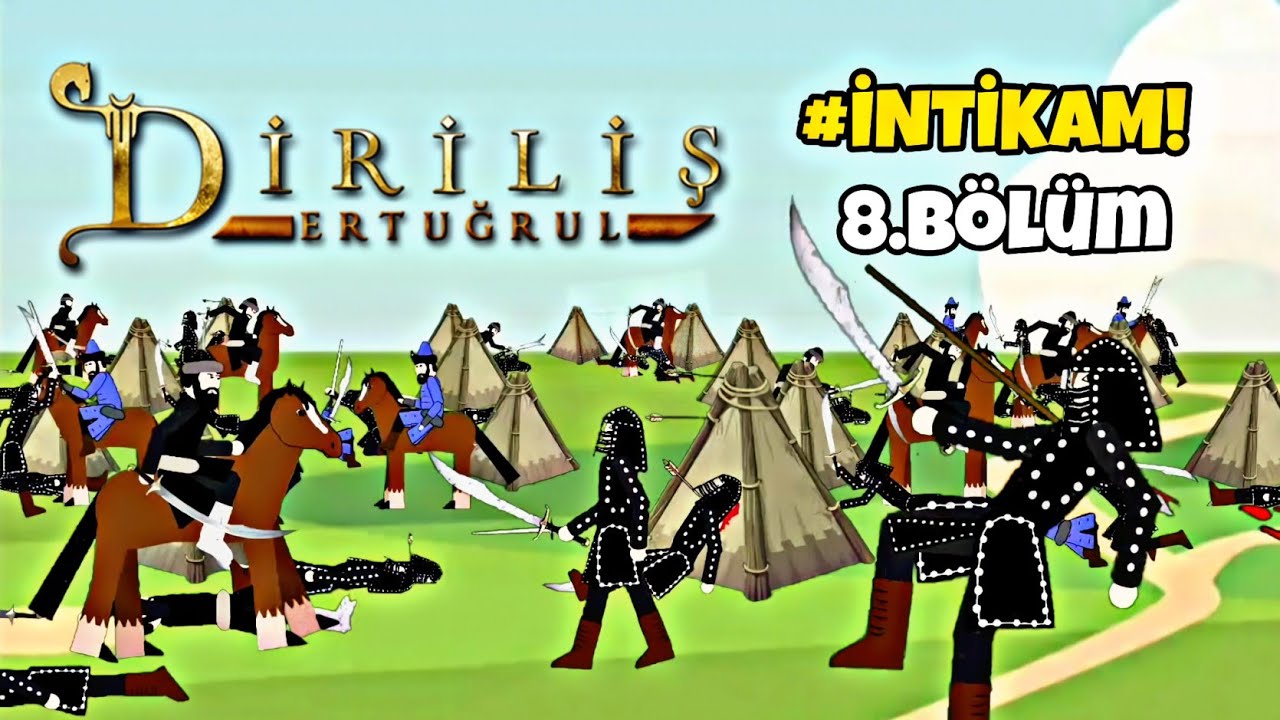 Diriliş Ertuğrul çizgi dizi 8. Bölüm