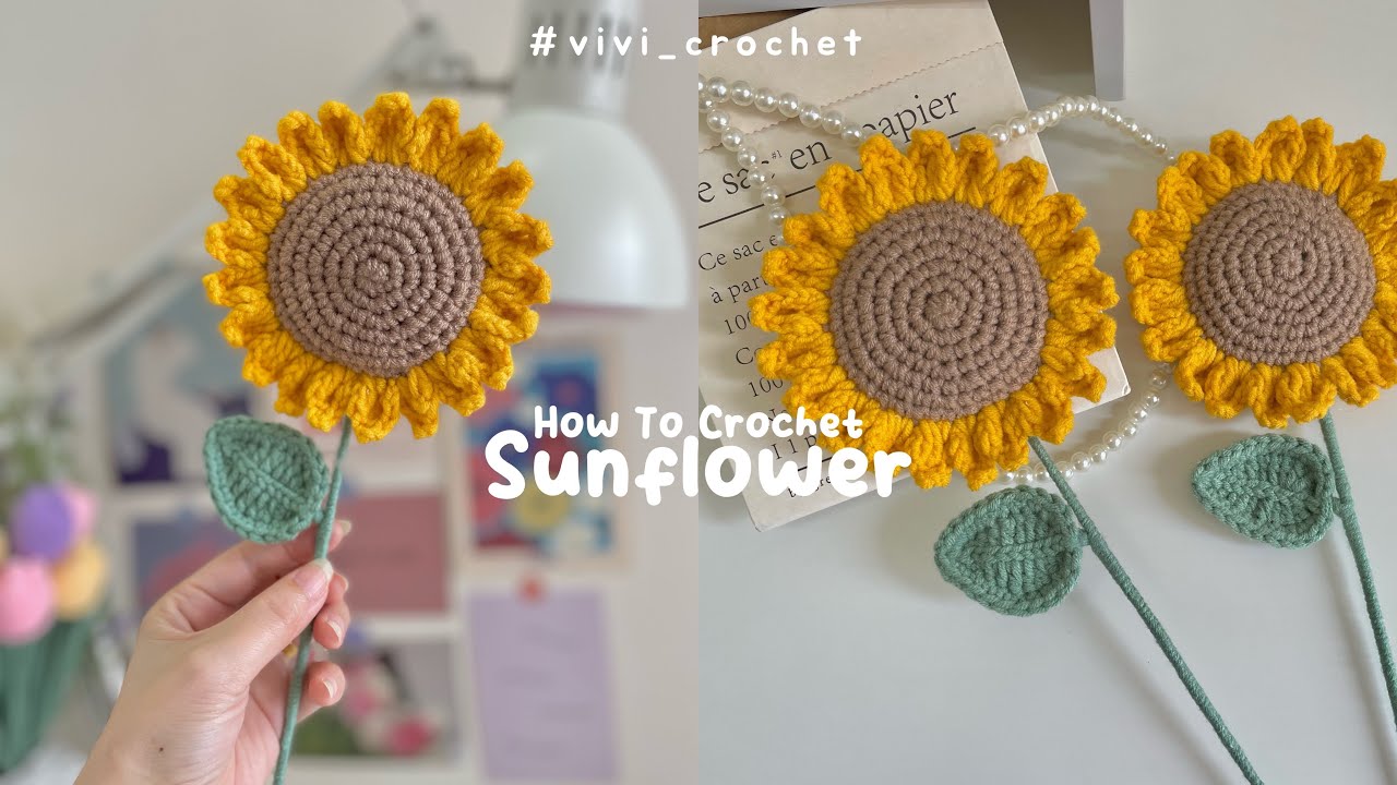 🌻How To Crochet Sunflower | DIY Sunflower 🌻
