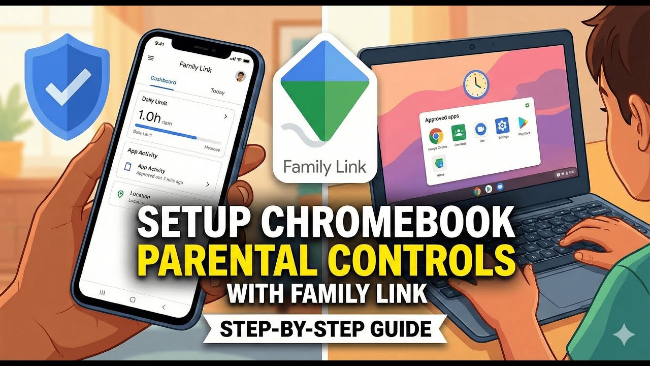 How to Set Up Parental Controls on a Chromebook with Google Family Link