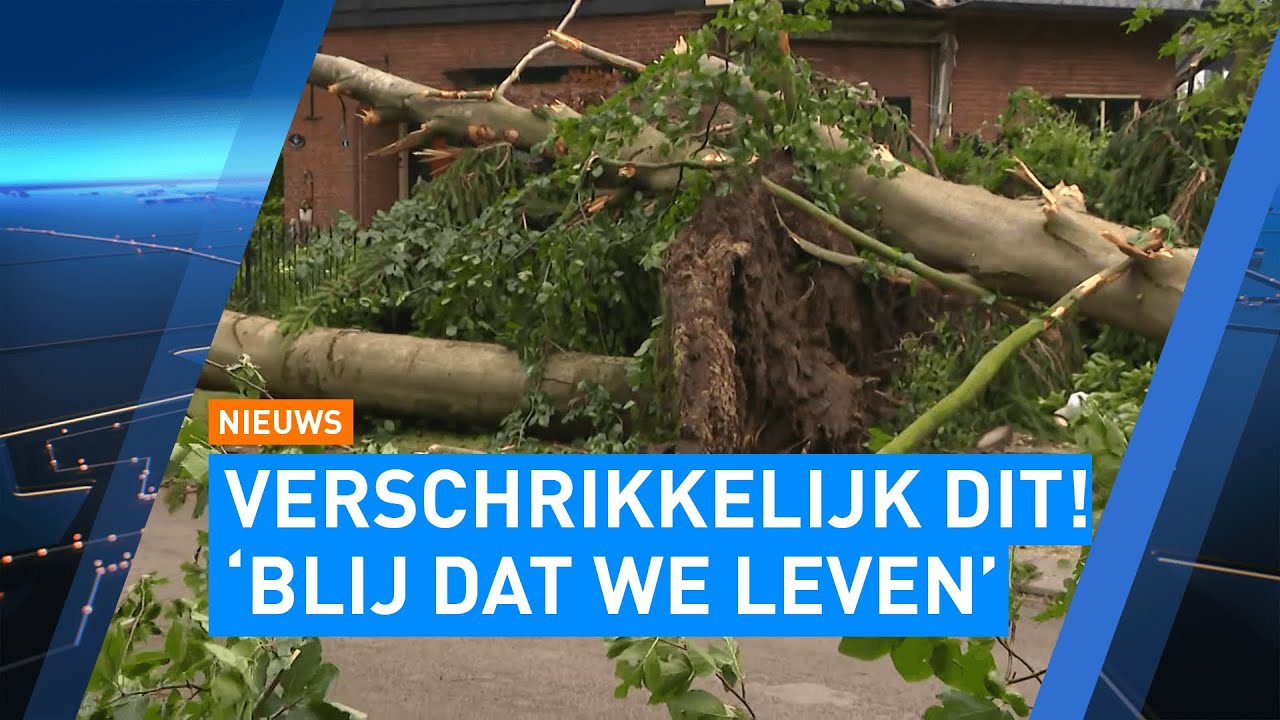 Deze huizen zijn totaal verwoest en onbewoonbaar | Noodweer Leersum