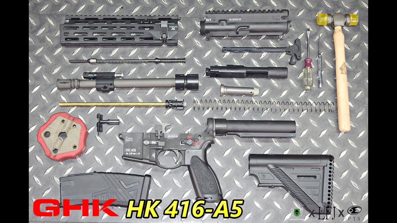 LFJ GHK HK416A5 V3 GBB 瓦斯槍