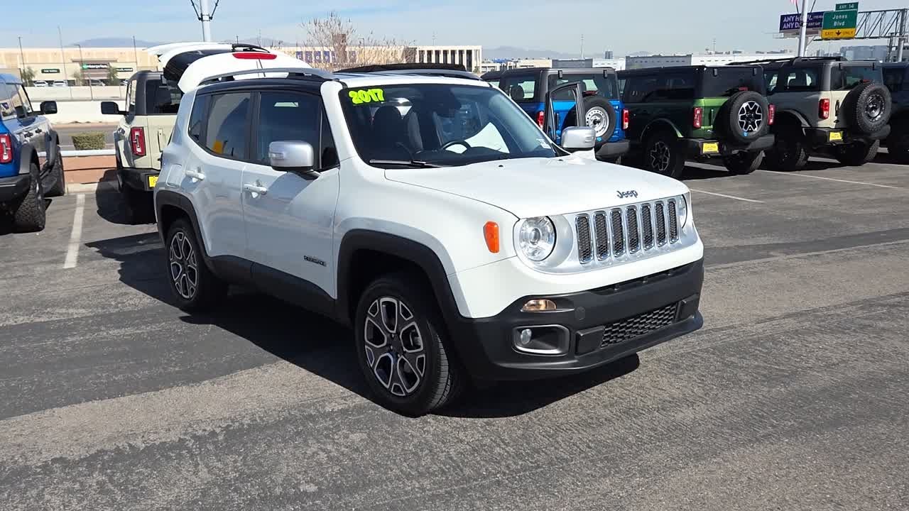 2017 JEEP RENEGADE LIMITED 4X4 Las Vegas, Centennial Hills, Henderson, St George, Kingman NV