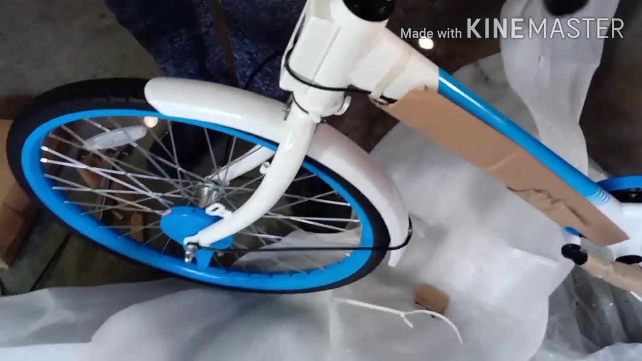 How to assemble a brand new japan bike with no tube