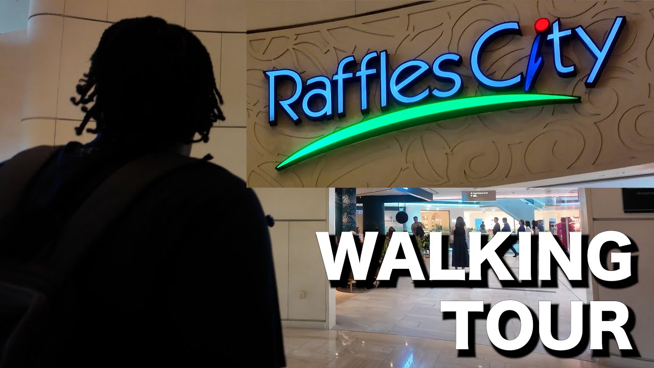 Walking Through Raffles City Singapore + Muji Store Tour | Relaxing 4K Mall Walk