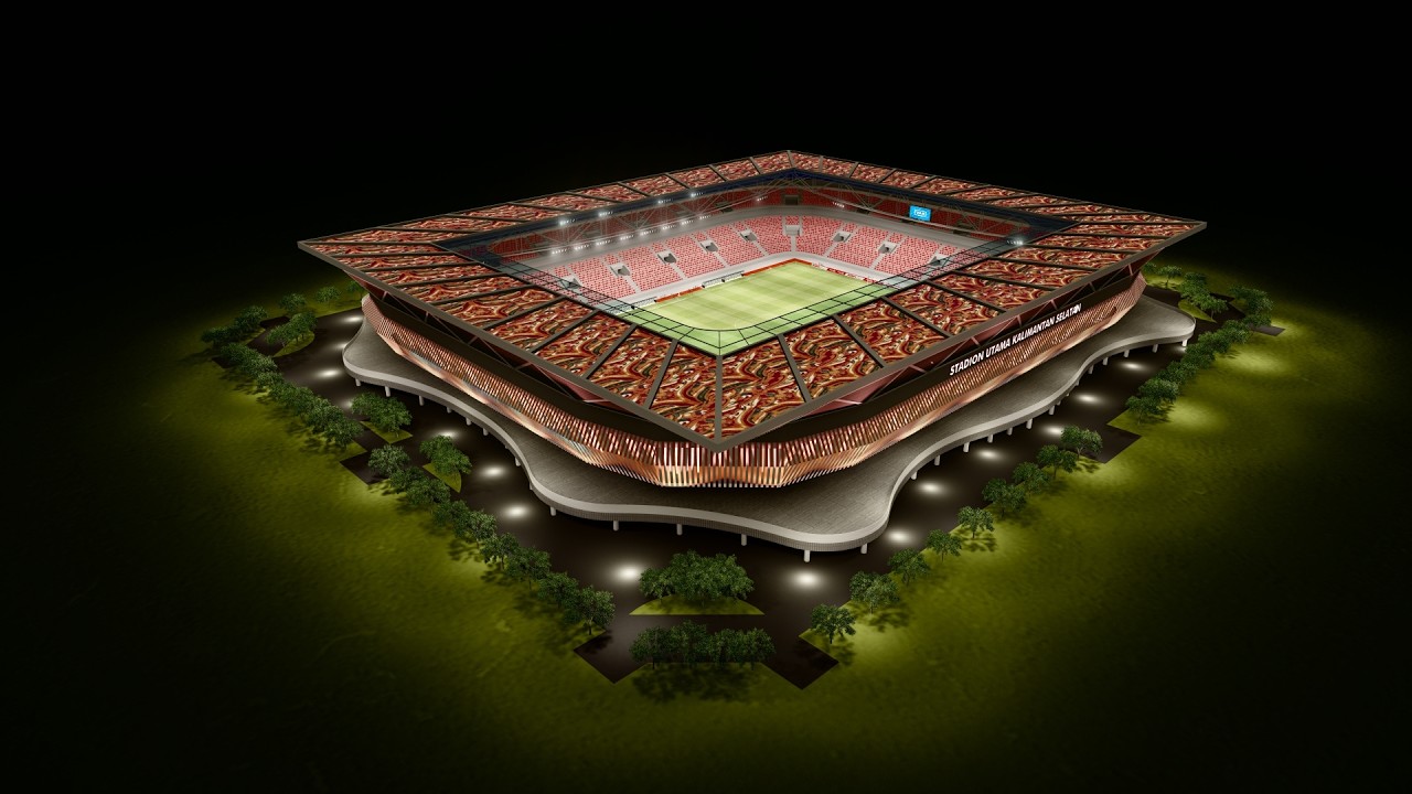 STADION UTAMA KALIMANTAN SELATAN | Instagram @stadium.design