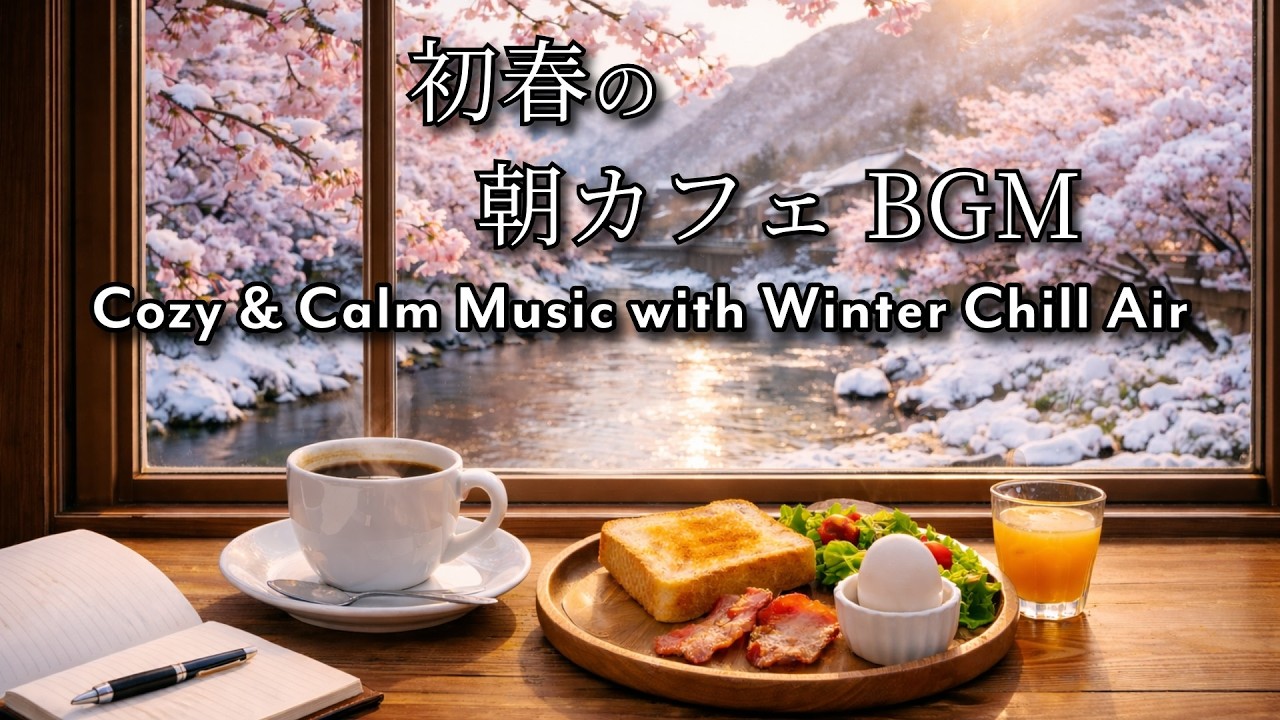 【カフェBGM】Morning Cafe BGM ☕ Relaxing Coffee Music for Study, Work & Calm Focus | 朝カフェBGM ☕ 勉強・作業・朝活用