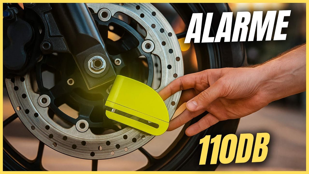 Bloque Disque Alarme KRASER KR6Y : Pourquoi c'est le Meilleur Antivol Moto ?