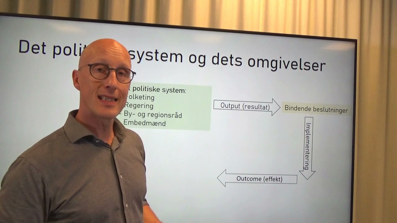Easton  Det politiske system og dets omgivelser