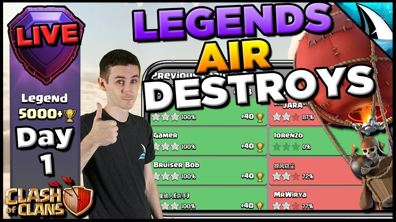 The Best Attack Strategy To Start In Legends! Sui Lalo OP! | Clash of Clans