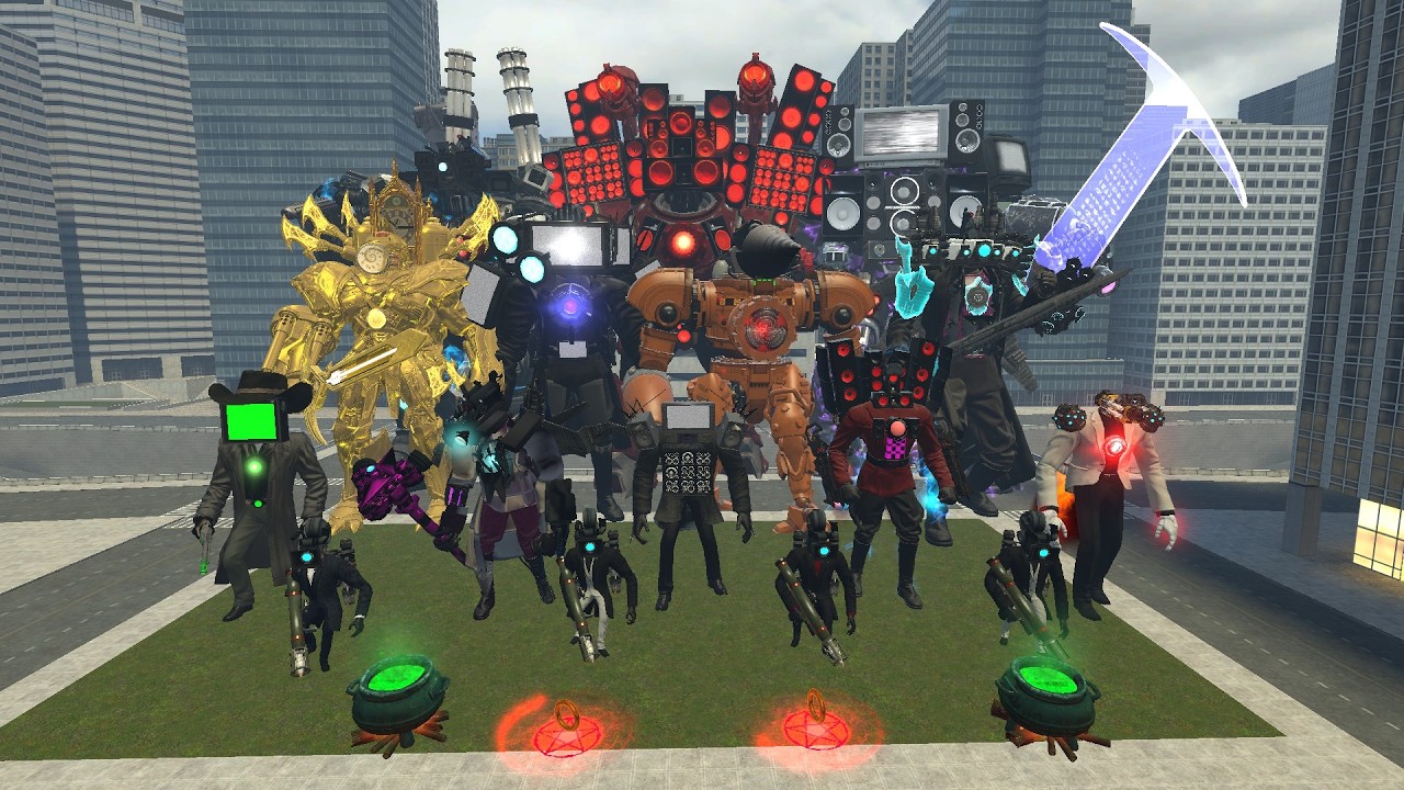 Evolution Of Speakerman Titan, CameraMan Titan Vs Skibidi Toilet Bosses In Garry's Mod!