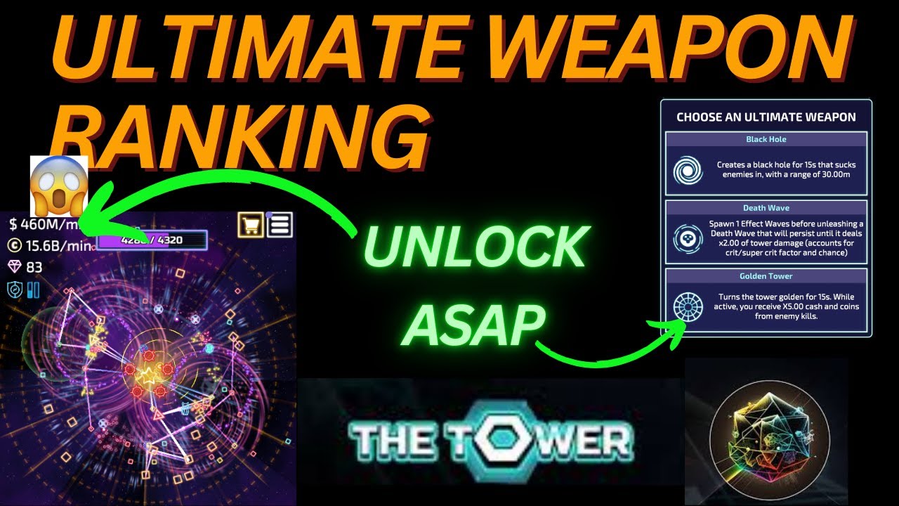 What is Best Ultimate weapon choice in The tower idle mobile