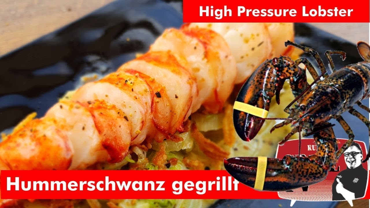 Hummerschwanz vom Hochdruck Hummer grillen + Fenchelgem&uuml;se Rummel Grill TV #rummelgrilltv